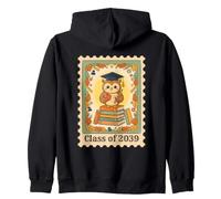 Clase de 2039 Kindergarten Pre-K Grow with Me Owl Book Read Sudadera con Capucha