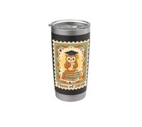 Clase de 2039 Kindergarten Pre-K Grow With Me Owl Book Read Vaso térmico de acero inoxidable de doble pared