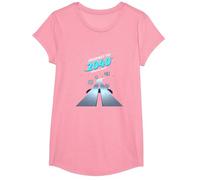 Clase de 2040 Grow with Me Comienza Ahora Camiseta, Niñas, Rosado, Grande
