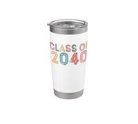 Clase de 2040 Grow With Me Graduación 2040 Vaso térmico de acero inoxidable de doble pared