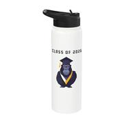 Clase de graduación de 2026 Gorilla Freshman High School Senior Stainless Steel Insulated Water Bottle