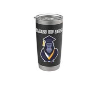 Clase de graduación de 2026 Gorilla Freshman High School Senior Vaso térmico de acero inoxidable de doble pared
