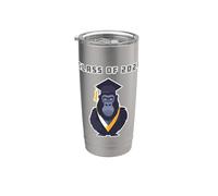 Clase de graduación de 2026 Gorilla Freshman High School Senior Vaso térmico de acero inoxidable de doble pared