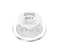 Clase de Liderazgo, Club de Servicio, Club de Liderazgo Saying PopSockets PopGrip para MagSafe