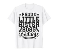 Clase de posgrado de hermana pequeña orgullosa de 2025 Camiseta