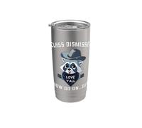 Clase descartada ahora Go On Git Raccoon Funny Last Day Teacher Vaso térmico de acero inoxidable de doble pared