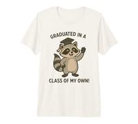 Clase graduada de mi Propio Estudiante de Mapache Camiseta Premium