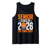 Clase Senior de 2026 Graduación de Baloncesto The Final Shot Camiseta sin Mangas
