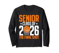 Clase Senior de 2026 Graduación de Baloncesto The Final Shot Manga Larga