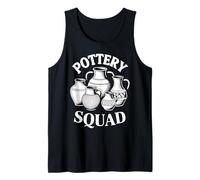 Clases de Arte de Estudio de Arcilla del Equipo de Pottery Squad Camiseta sin Mangas