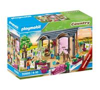 Clases de Equitación Playmobil - Divertidas Lecciones de Monta para Niños con Caballos y Accesorios Incluidos