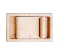 Clash à sertir - Jouet à doigts en Bōis | Jóuet de remorqueur de bras de fer avec poignée, planche en bois interactive, entraîneur de force Joueț d'exercice pour les mains | Équipement d'entraînement