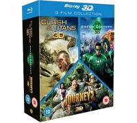 Clash of the Titans/Green Lantern/Journey 2 Triple Pack [Blu-ray 3D + Blu-ray] [2012] [Region Free]