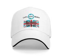 Clásica Gorra de béisbol Vamos a Hacer una Gran reforma UK Fashion Unisex Hombres Crema Solar Caza de Crema Solar Regalo de cumpleaños Ajustable Camión Ajustable Cinturón de algodón