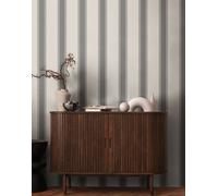 Clásica Papel Tapiz MICHALSKY A Rayas En Textura Textil - Beige, Gris