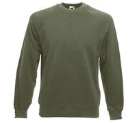 Clásica sudadera raglán. Color: Kelly Green - Tamaño: L