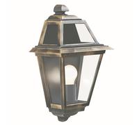 Clásica Wandleuchte Lámpara de Barco Negro y Oro E27 60W Exterior Pared