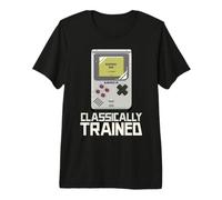 Clásicamente entrenado Retro 90s Funny Old School Gamer Camiseta Premium