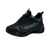 Clásicas zapatillas de ocio para actividades al aire libre como correr, pasear, viajar. Zapatillas deportivas ligeras y cómodas y transpirables para la vida cotidiana y aventuras, Negro , 41 EU