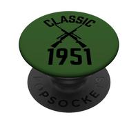 Clásico 1951 con Rifles de Caza. PopSockets PopGrip Adhesivo