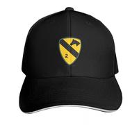 Clásico 2ª Brigada - 1ª CABALLERÍA AÉREA Gorra de béisbol Sombrero de Sol para niños Sombrero de Caballero Sombrero de Moda para niños Sombreros para Hombres Mujeres Esencial para el Verano