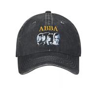 Clásico Abba, Vintage, Fan Fan Demin Cap Outdoor Adventures Gorra de béisbol para Mujer Esencial para el Verano
