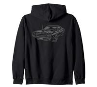 Clásico American Muscle Car Retro Vintage 60s 70s Car Lover Sudadera con Capucha
