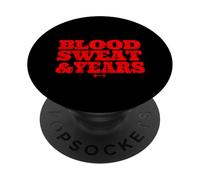 Clásico Angustiado Sangre, Sudor y años Levantamiento de Pesas Papá PopSockets PopGrip Adhesivo