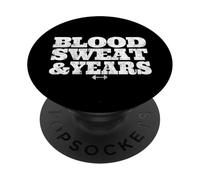 Clásico Angustiado Sangre, Sudor y años Levantamiento de Pesas Papá PopSockets PopGrip Adhesivo
