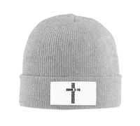 Clásico Beanie Gorro de Punto Juan 3:16 Versículo del Libro Jesús Cruz Cristianismo Dios Gorro Invierno Hipster Sombrero Tablista para Deporte Running Ciclismo