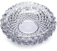 CláSico Cenicero De Cristal Cenicero De Cristal Cenicero De Cristal Transparente Redondo Cenicero De Cristal Para La Decoración Del Hogar Y El Jardín Decoración