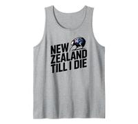 Clásico Cheer Kiwi Nueva Zelanda Till I Die Country Slogan Camiseta sin Mangas