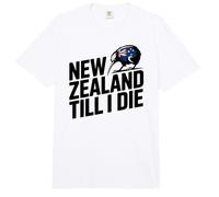 Clásico Cheer Kiwi Nueva Zelanda Till I Die Country Slogan Comfort Colors Adult Heavyweight T-Shirt
