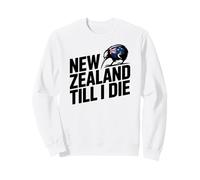 Clásico Cheer Kiwi Nueva Zelanda Till I Die Country Slogan Sudadera