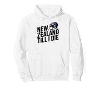 Clásico Cheer Kiwi Nueva Zelanda Till I Die Country Slogan Sudadera con Capucha
