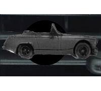 Clásico coche británico Midget Mk2 ref135 diseño de efecto peltre ambientador de ventilación kit decoración coche furgoneta camión mini autobús