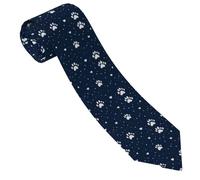 Clásico Corbata De Boda, Estampado De Corazón Con Forma De Pata De Perro Estrella, Hombres Corbatas, Microfibra Corbata De Hombre Para Diariamente Oficina Boda