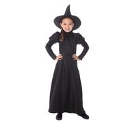 Clásico Disfraz de Bruja Niña Wicked Bruja Disfraz Carnaval Edad 3