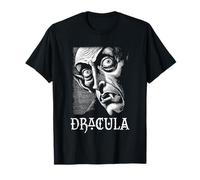 Clásico Drácula Vintage Gótico Vampiro Halloween Horror Fans Camiseta