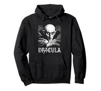 Clásico Drácula Vintage Gótico Vampiro Halloween Horror Fans Sudadera con Capucha