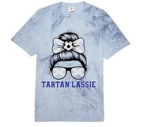 Clásico Escocés Chica Scotland Tartan Lassie Clásico Cheer Comfort Colors Adult Heavyweight T-Shirt