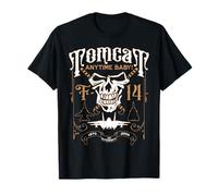 Clásico F-14 Tomcat Military Fighter Jet Skull Camiseta