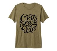 Clásico Francés Expresión C'est La Vie Camiseta Premium