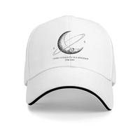 Clásico Lavado con Agua Moon Sun Gorra de béisbol Verano Mujeres Hombres Desearía Poder Volar Diseño Negro Hip Hop Sombreros Transpirables Gorras Casuales Regalo