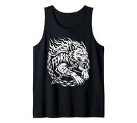 Clásico Lobo Celta Mitología Nórdica Pagano Lobo Vikingo Camiseta sin Mangas