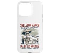 Clásico Mexicano Granjero Día de los Muertos Cowboy Carcasa para iPhone 15 Pro MAX
