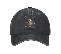 Clásico Monty Python, Una Simple Pregunta, Profesor de matemáticas, Gorra de Mezclilla de Cultura Geek Duradera para Todas Las Estaciones Gorras de béisbol para Mujer Esencial para el Verano
