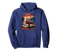 Clásico Retro Parque Nacional Yellowstone Yellowstone Sudadera con Capucha