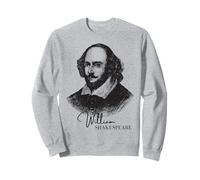 Clásico William Shakespeare Retrato Literario Fans Maestros Sudadera