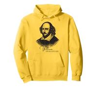 Clásico William Shakespeare Retrato Literario Fans Maestros Sudadera con Capucha
